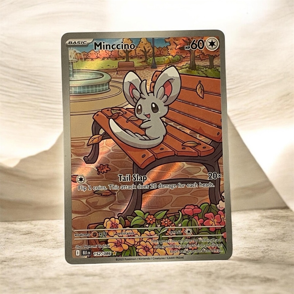 Pokemon Minccino HP60 BLK 152/086